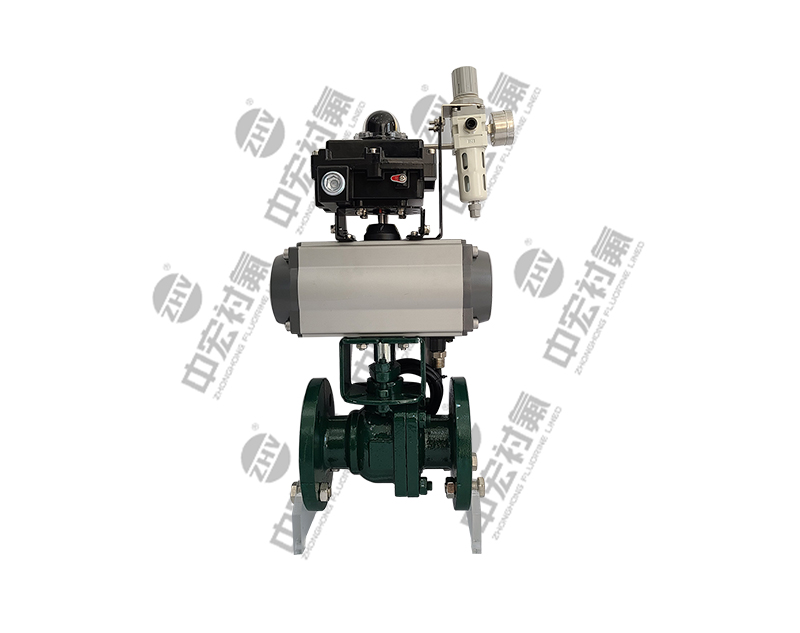 氣動(dòng)襯氟球閥